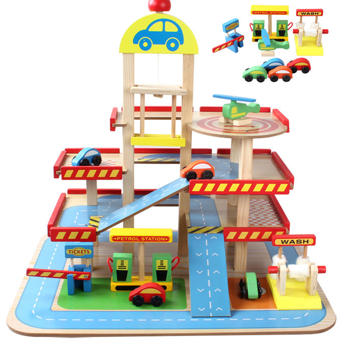 Kids Play House Public Garage 9 pcs