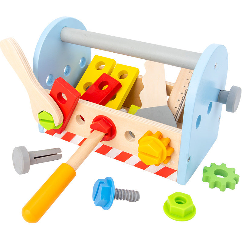 Kids Wooden Portable Screw Tool