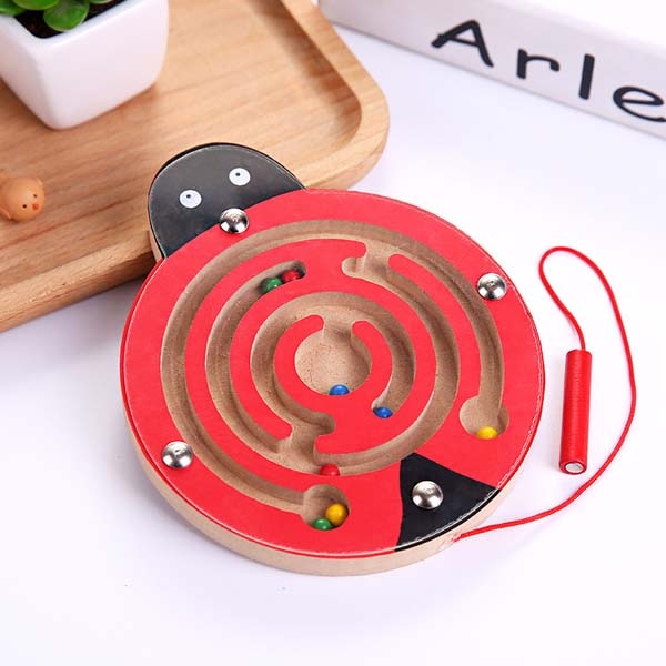 Montessori Wooden Labyrinth Toy