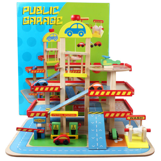 Kids Play House Public Garage 9 pcs