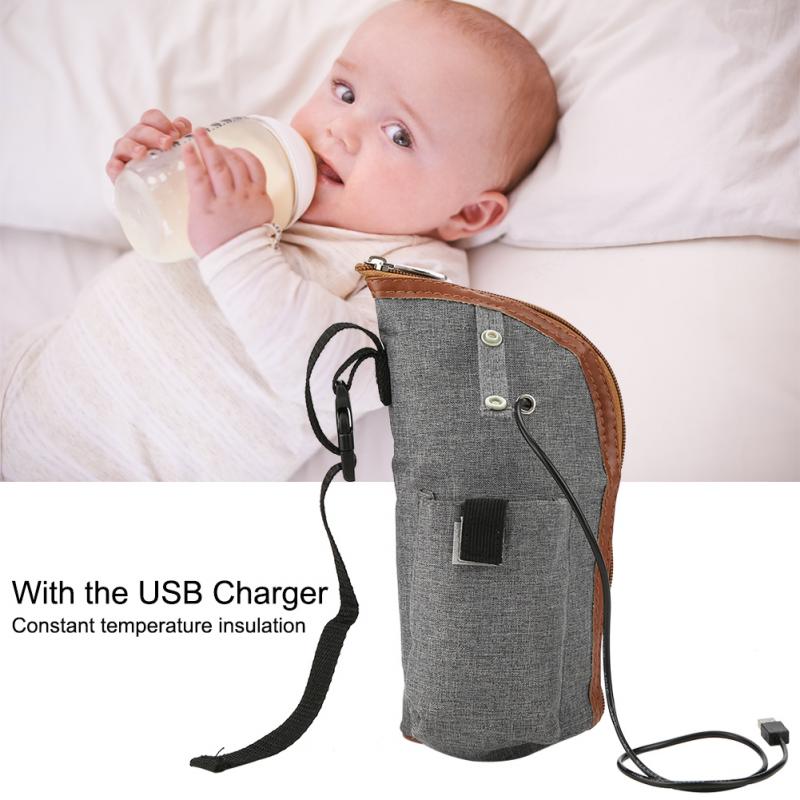 Portable Baby USB Warmer Bottle Holder