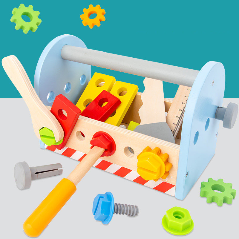 Kids Wooden Portable Screw Tool