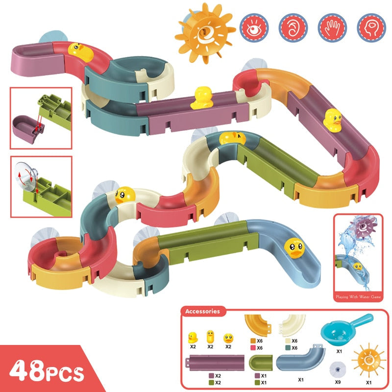 Kids Bath Duck Track Toy