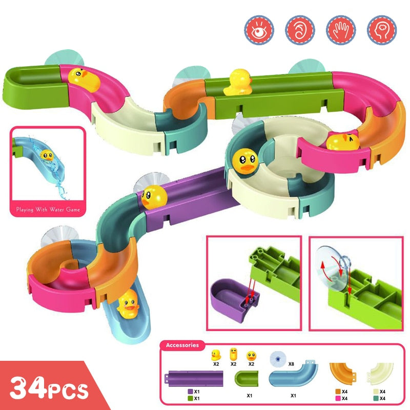 Kids Bath Duck Track Toy