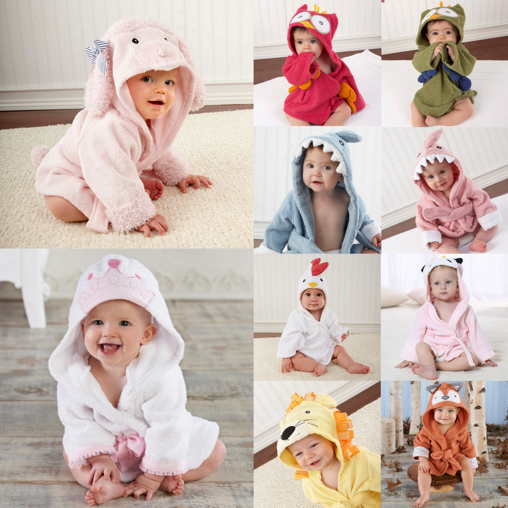 Kids Cotton Bathrobe