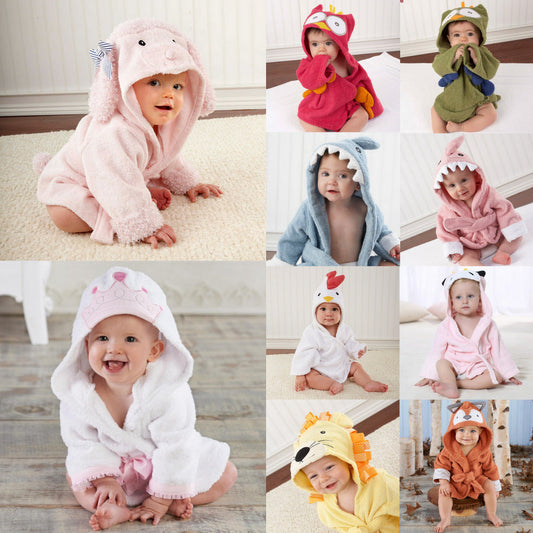 Kids Cotton Bathrobe