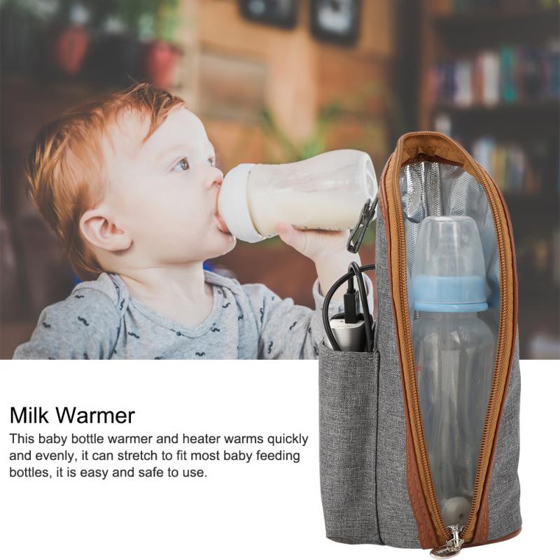 Portable Baby USB Warmer Bottle Holder