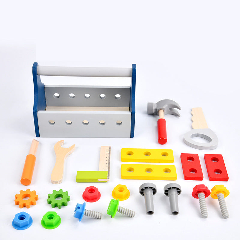 Kids Wooden Portable Screw Tool