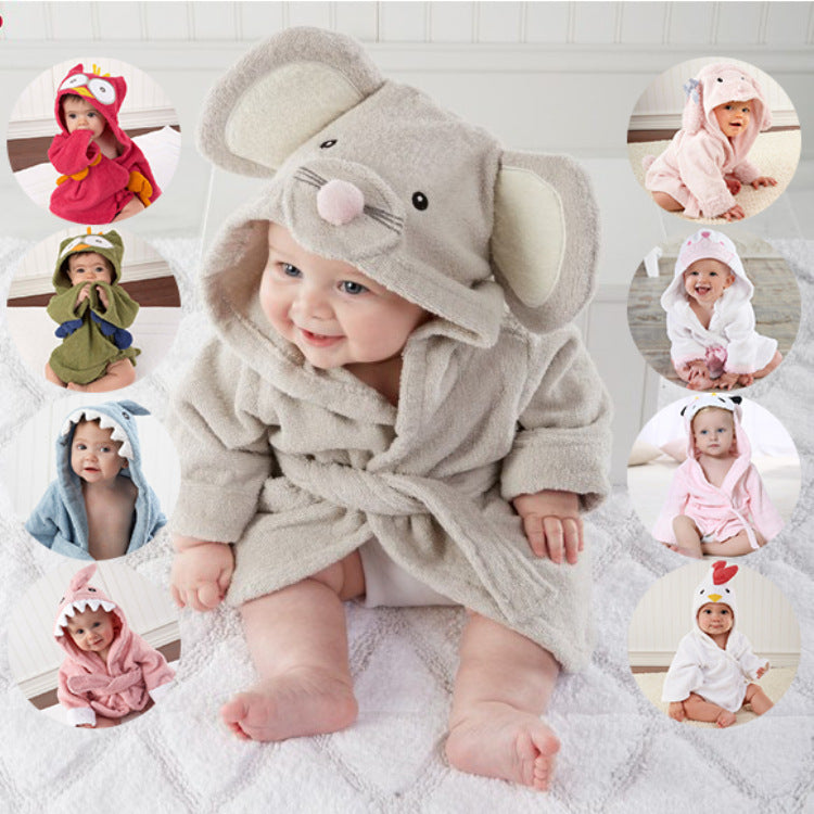 Kids Cotton Bathrobe