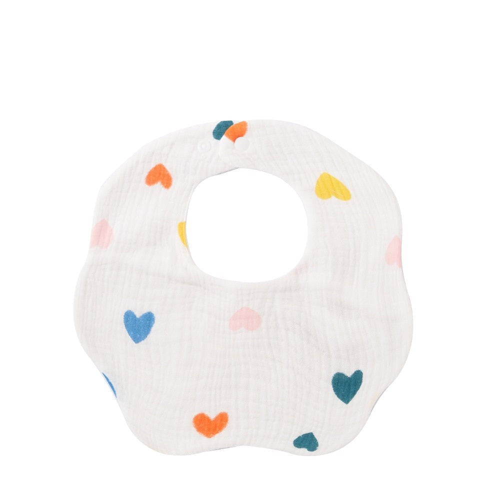 6 Layers Cotton Anti-spitting 360 Degree Rotation Burp Cloth