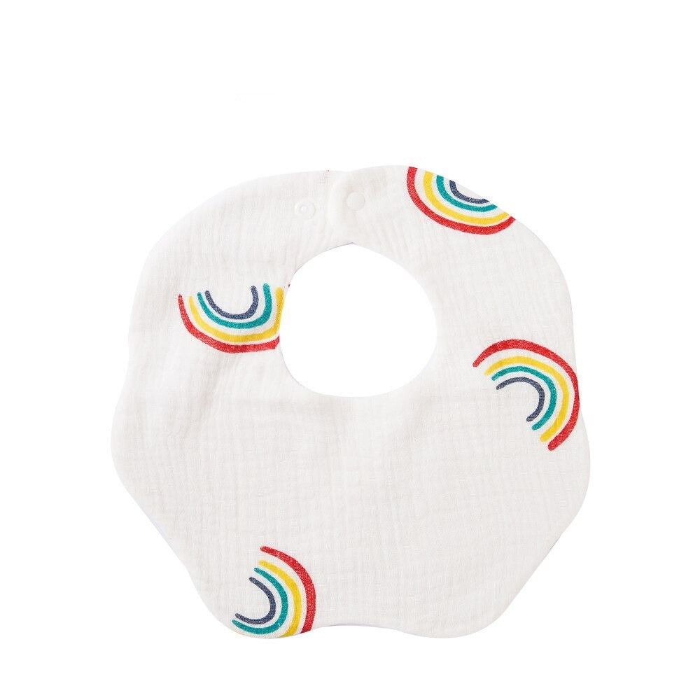 6 Layers Cotton Anti-spitting 360 Degree Rotation Burp Cloth