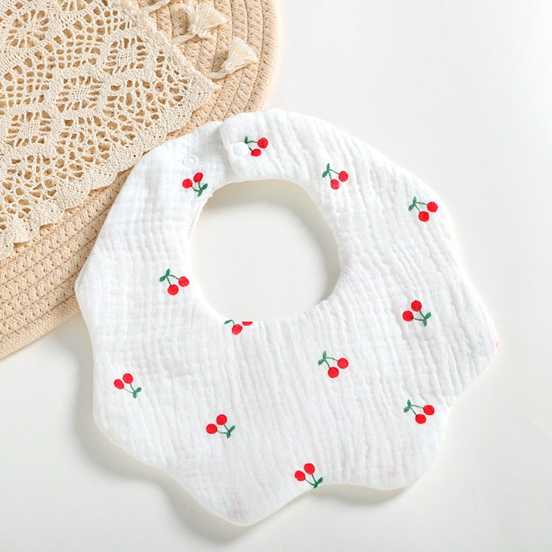 6 Layers Cotton Anti-spitting 360 Degree Rotation Burp Cloth